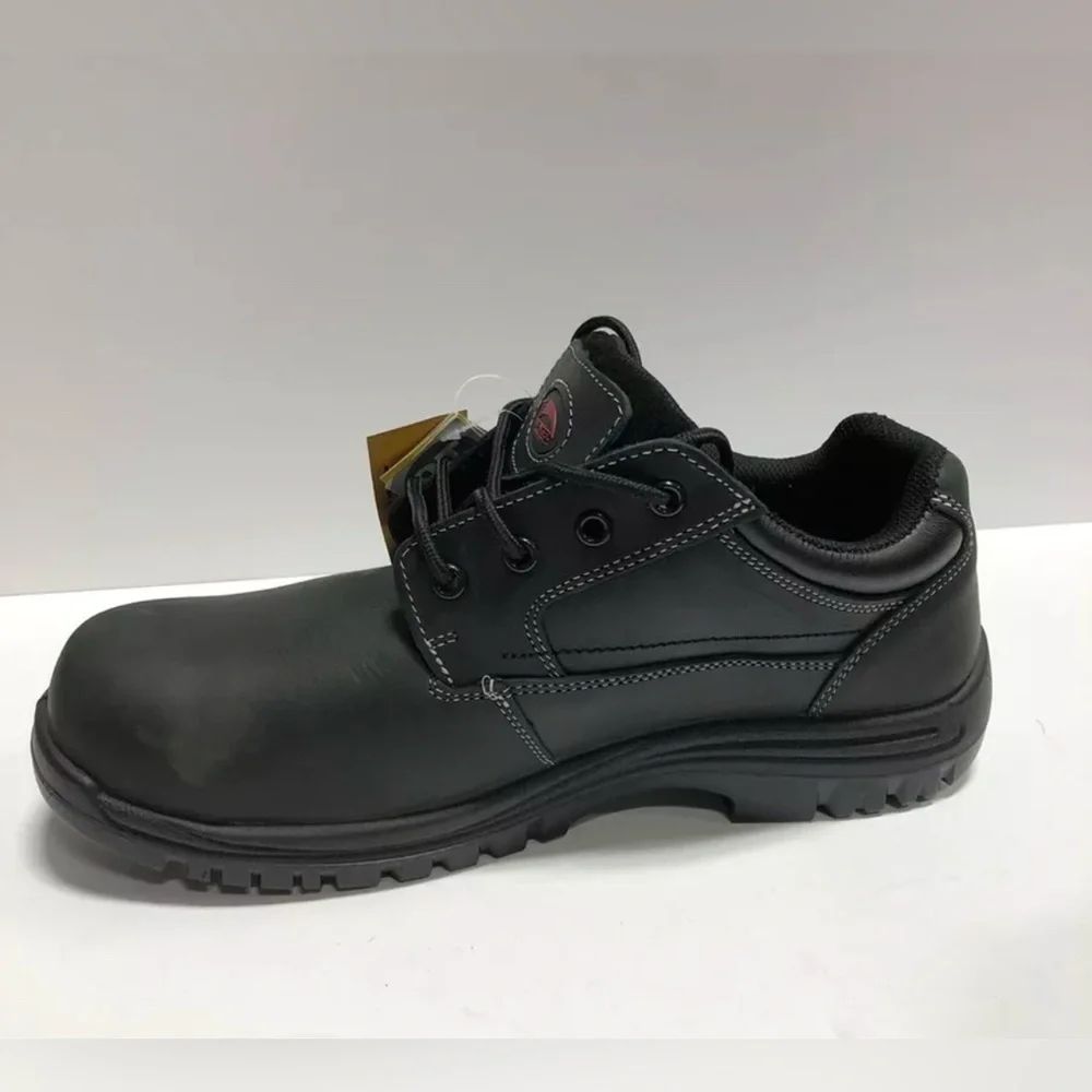 Avenger Mens Waterproof Oxford Black Leather Size 13 EE